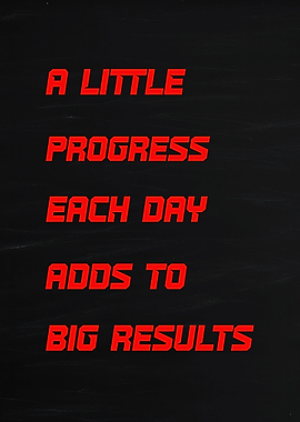 Inspirational Quote on Black Background