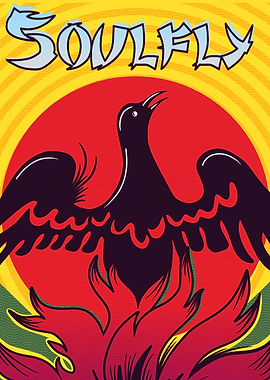 Soulfly Bird and Sun Graphic