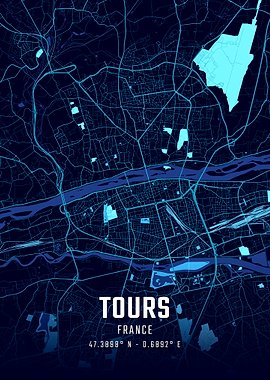 Tours Midnight City Map