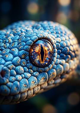 The Cosmic Serpent Gaze