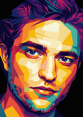 Robert Pattinson Pop Art Portrait
