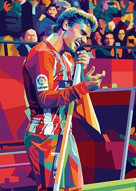 Antoine Griezmann Pop Art