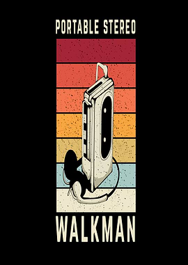 Retro Walkman Portable Stereo