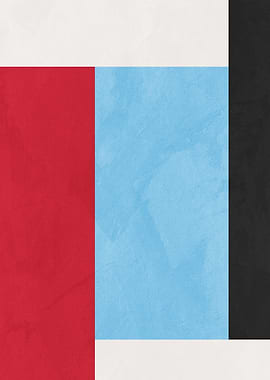 Abstract Geometric Color Blocks