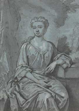 Portrait of a Woman in Period Dress