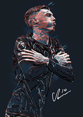 Cole Palmer Celebration Art