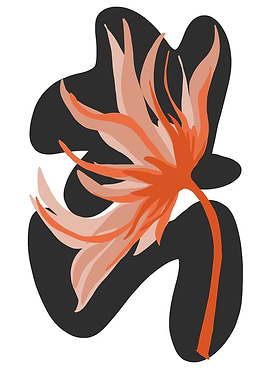 Abstract Floral Illustration