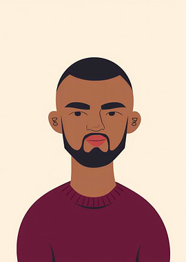 Man with Beard and Sweater