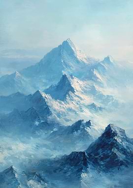 Misty Mountain Peaks