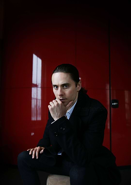 Jared Leto Pensive Pose