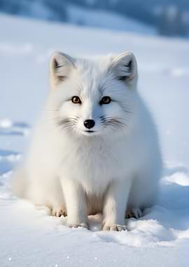 Arctic Fox in Snow