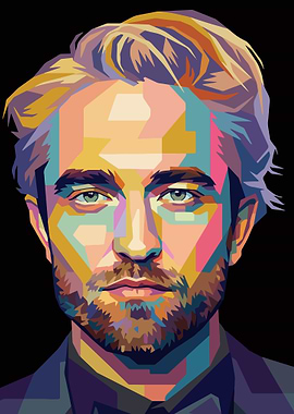 Robert Pattinson Pop Art Portrait