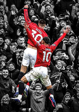 Benjamin Sesko celebrating a goal