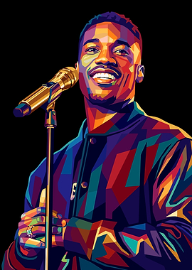 Colorful Portrait of a Giveon