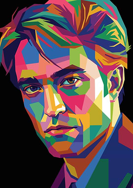 Robert Pattinson Pop Art Portrait
