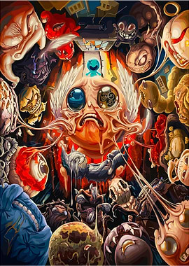 Surreal and Grotesque Character Collage