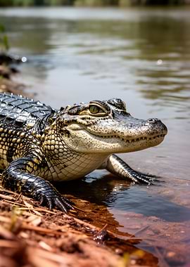 Alligator on the Shore