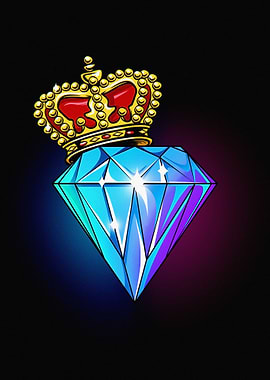 Diamond with Crown