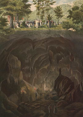 Cave Exploration and Outdoor Gathering