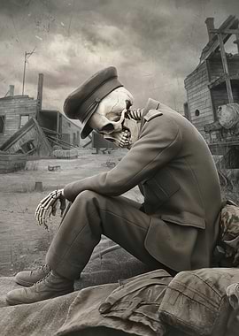 Skeleton Soldier in Ruins