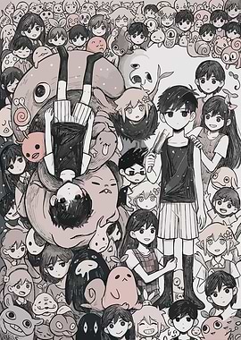 Omori Characters and Creatures Gathering