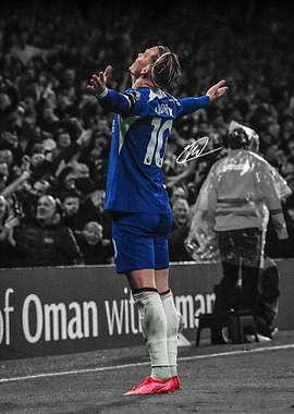 Mykhailo Mudryk Celebrating Goal