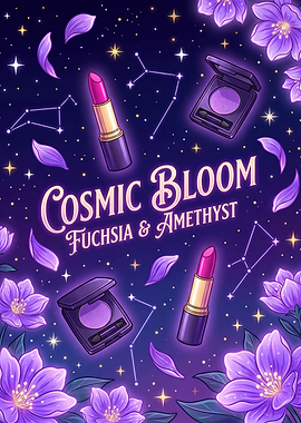 Cosmic Bloom Makeup Art