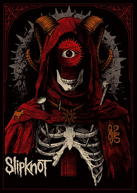 Slipknot Skeleton with One Eye