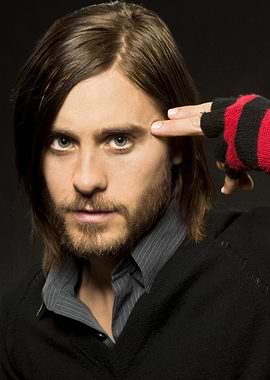 Jared Leto with Finger Gun Pose