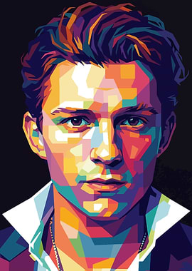Tom Holland Pop Art Portrait