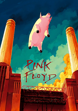 Pink Floyd Flying Pig Artwork