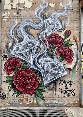 Graffiti of Diamonds and Roses