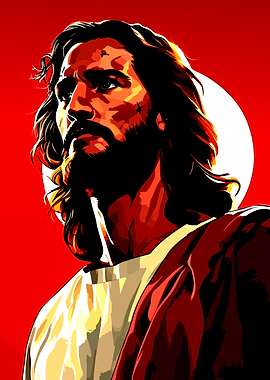 Jesus Christ Pop Art Portrait