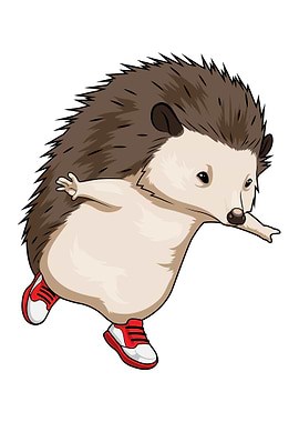 Hedgehog Runner Running