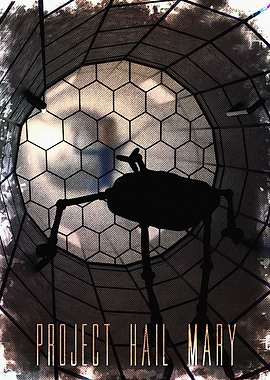 Project Hail Mary Sci-Fi Poster