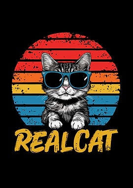 Cool Cat with Sunglasses