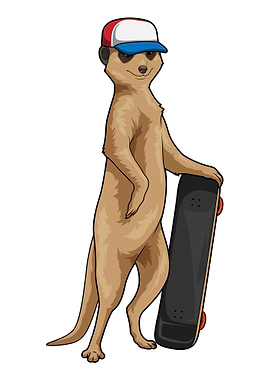 Meerkat Skater Skateboard