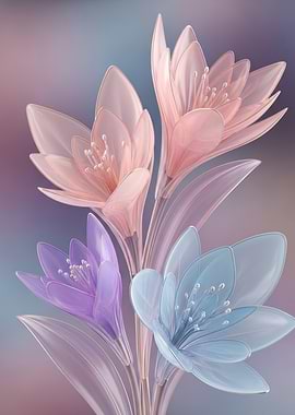 Ethereal Floral Arrangement