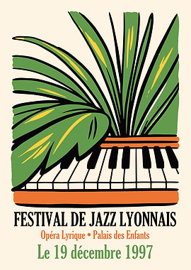 Festival de Jazz Lyonnais Poster