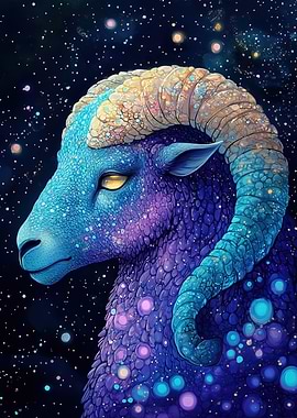 Cosmic Aries Ram Zodiac