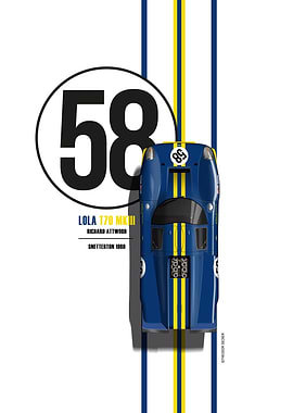 Lola T70 John Woolfe No. 58