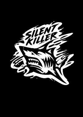 Silent Killer Shark Graphic