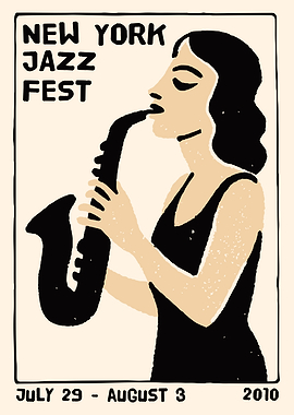 New York Jazz Fest Poster