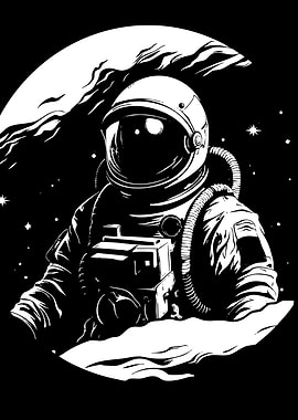 Astronaut on the Moon