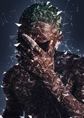 Frank Ocean Geometric Overlay