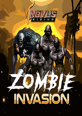 Zombie Invasion Game Art