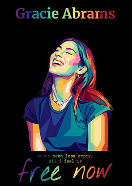 Gracie Abrams 'Free Now' Pop Art