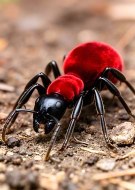 Velvet Ant Close-up