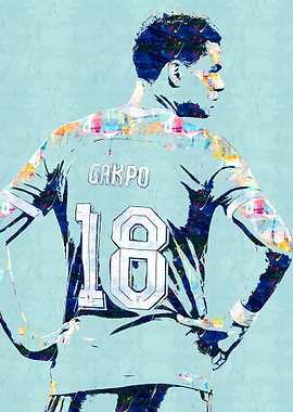 Cody Gakpo Jersey Pop Art