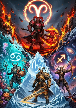 Zodiac Warriors in Elemental Realms